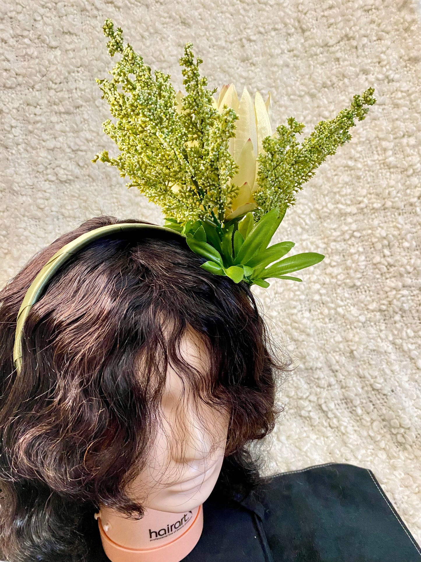 One of a kind floral handmade headband.